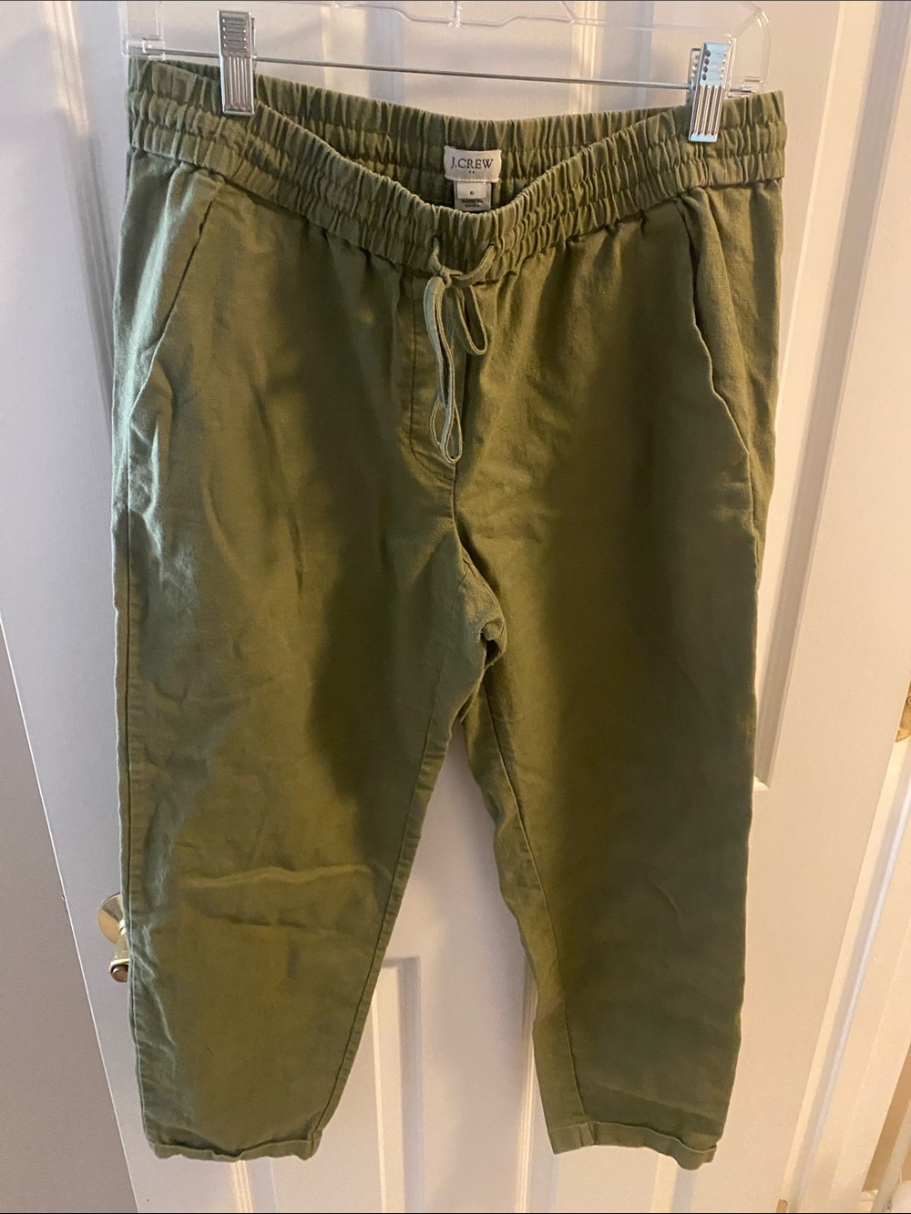 J. Crew Olive Drawstring Jogger Pants